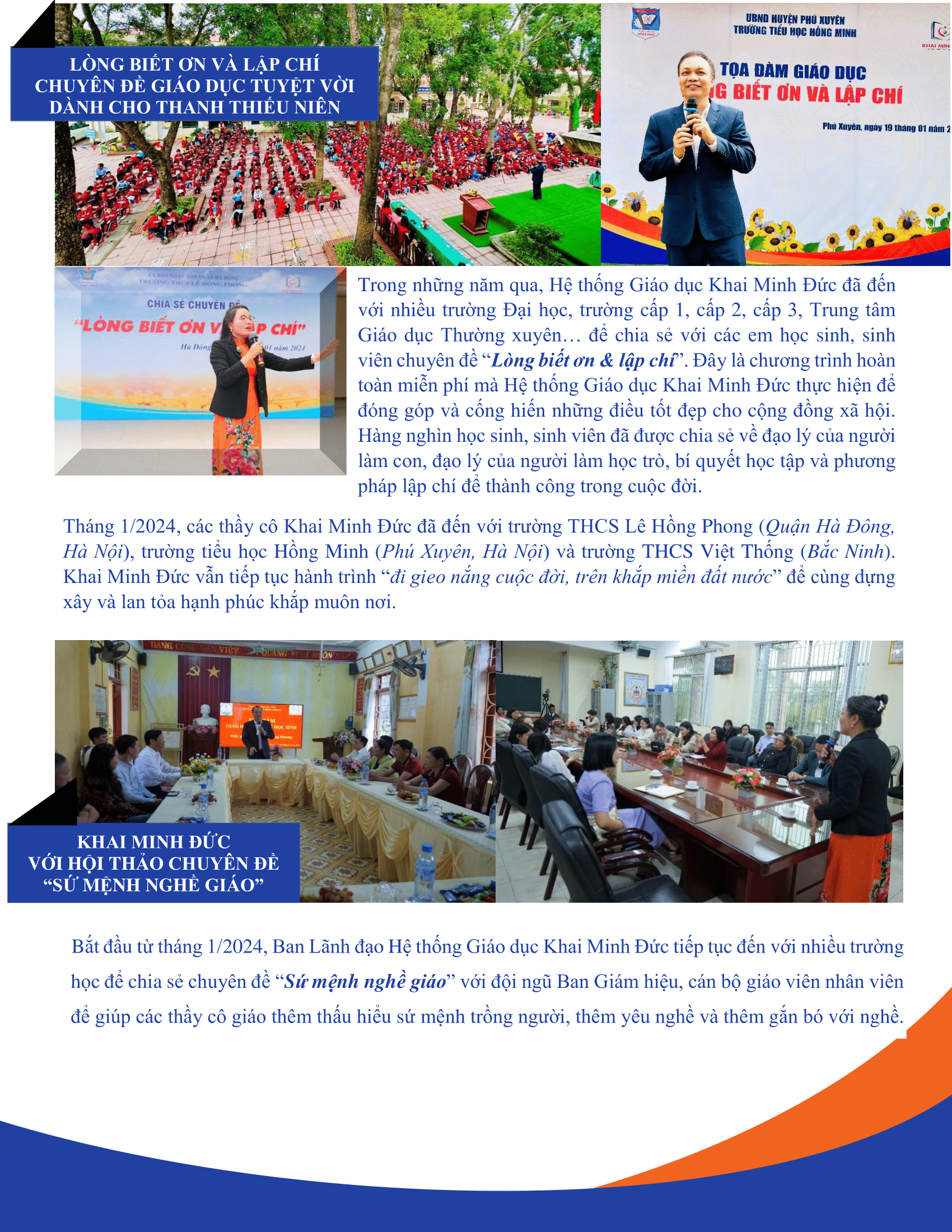 Bản tin Khai Minh Đức - Chào Xuân Giáp Thìn 2024-2