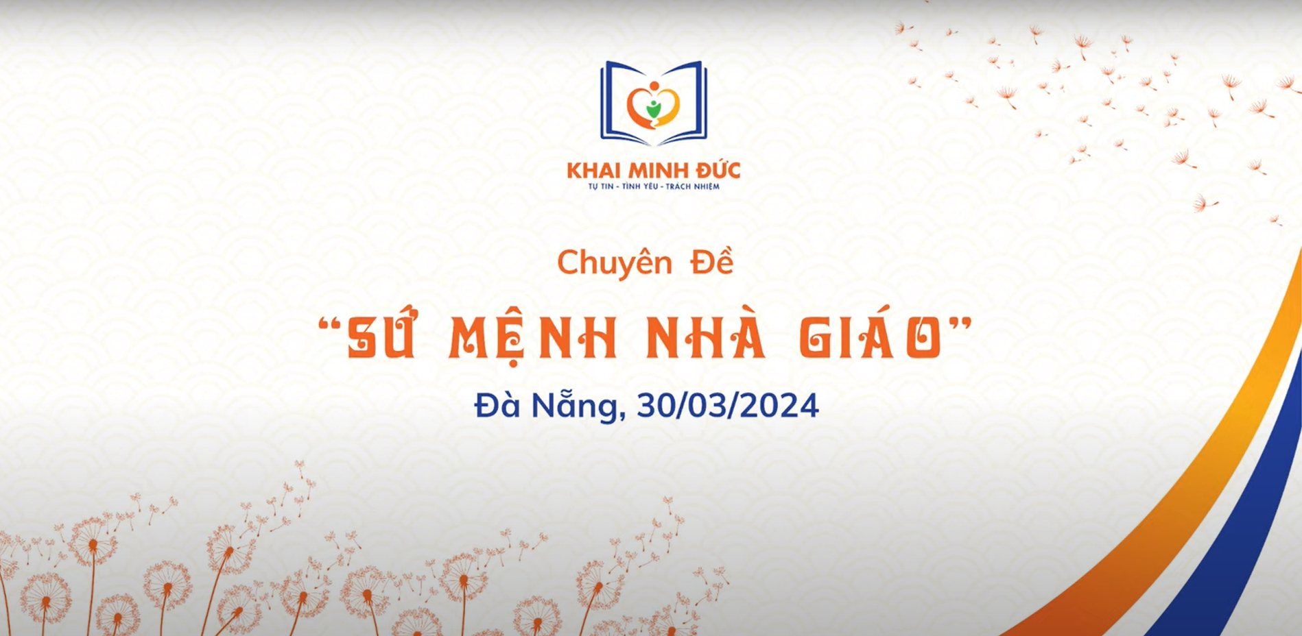 backdrop Sứ mệnh nghề giáo